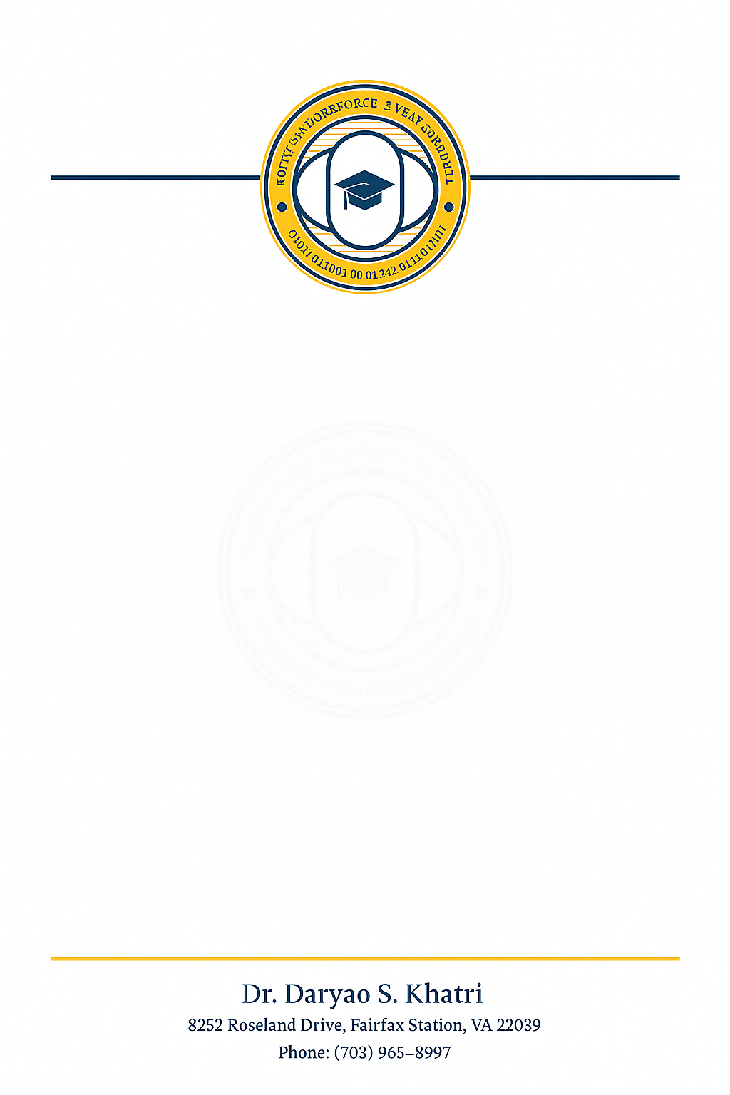 Diseño de Membrete por Md. Abuhanifa para este proyecto | Diseño #36571288