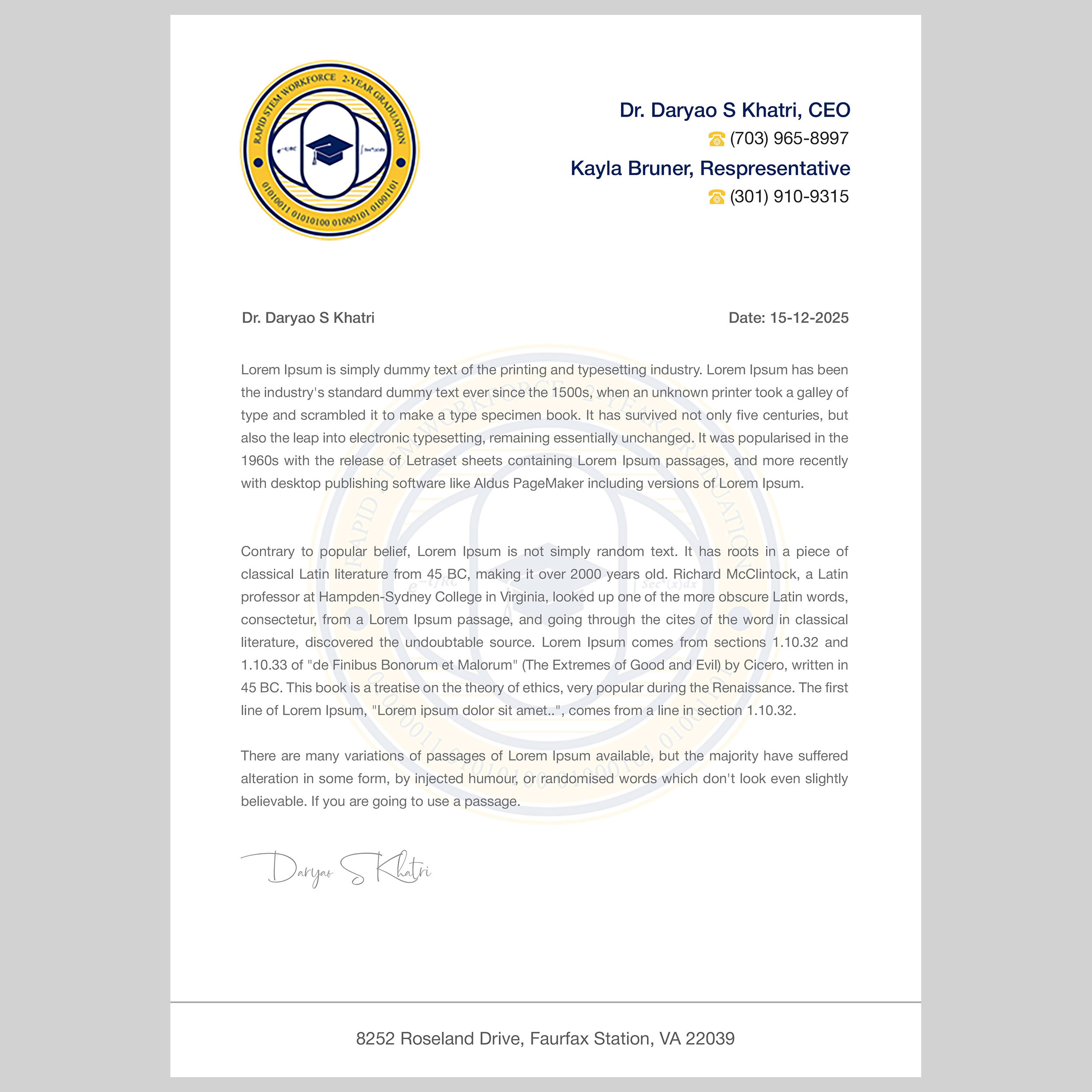 Diseño de Membrete por rainbowmagic2017 para este proyecto | Diseño #36574852