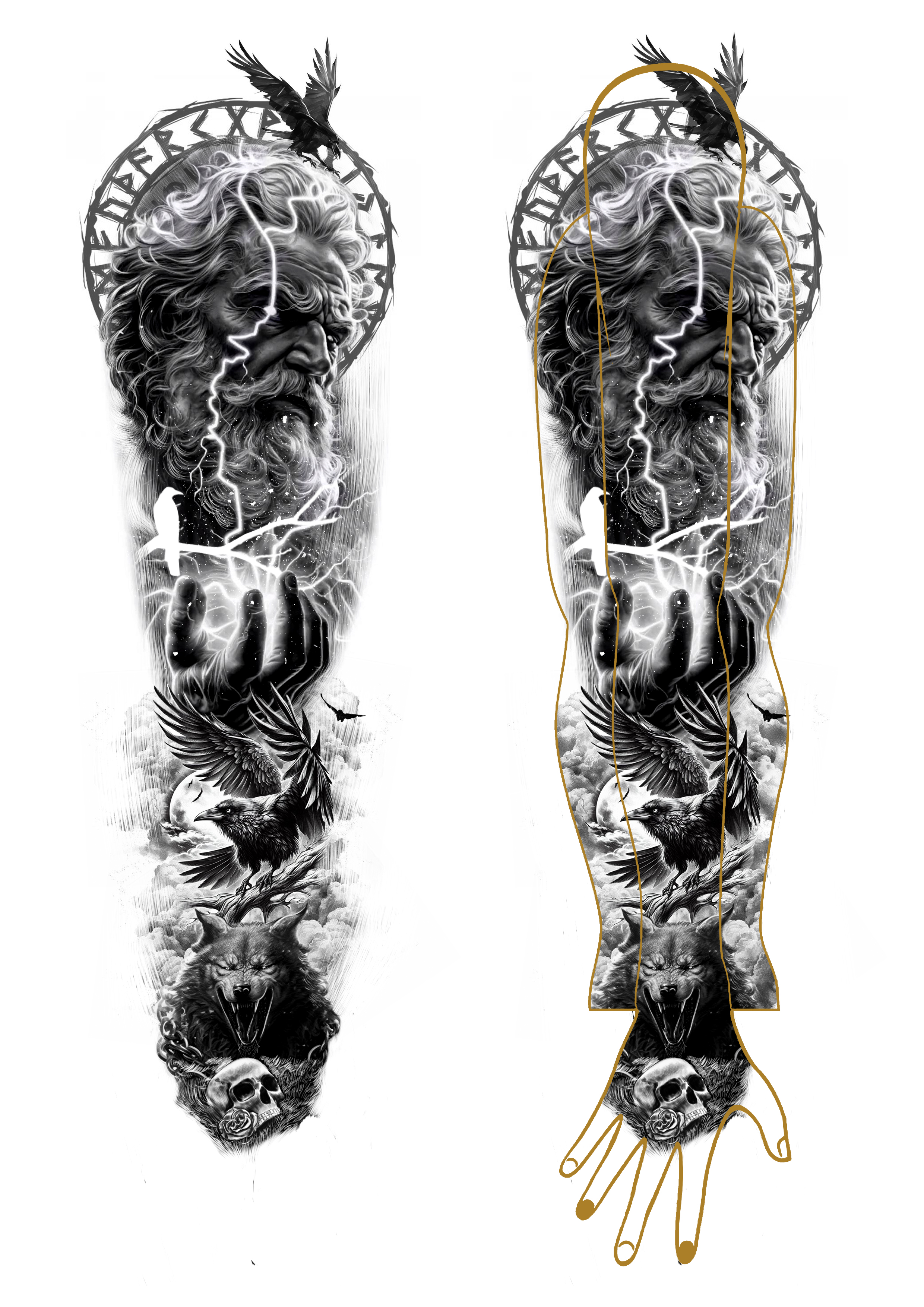 Tattoo Design by Soumen Sinha for this project | Design #36572636