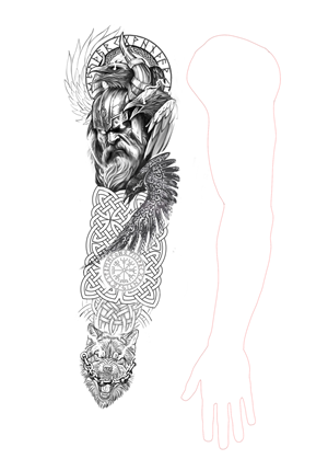 Tattoo Design by ELAMANTS for this project | Design: #36581758