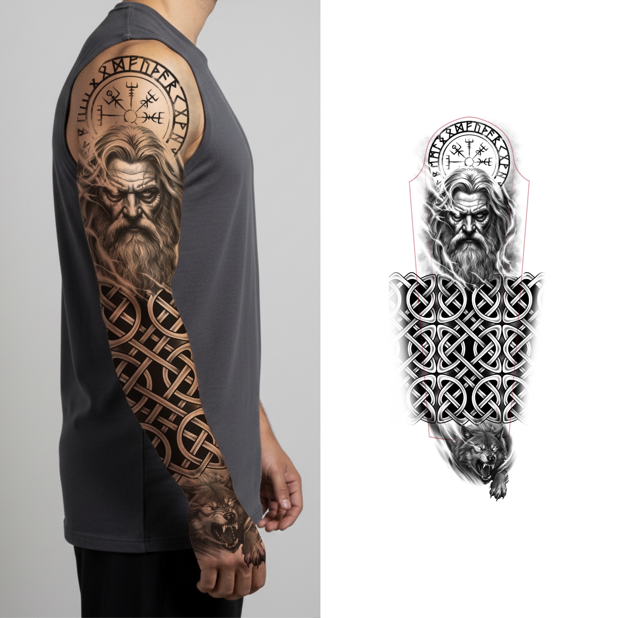 Tattoo Design by bangkat for this project | Design #36572837