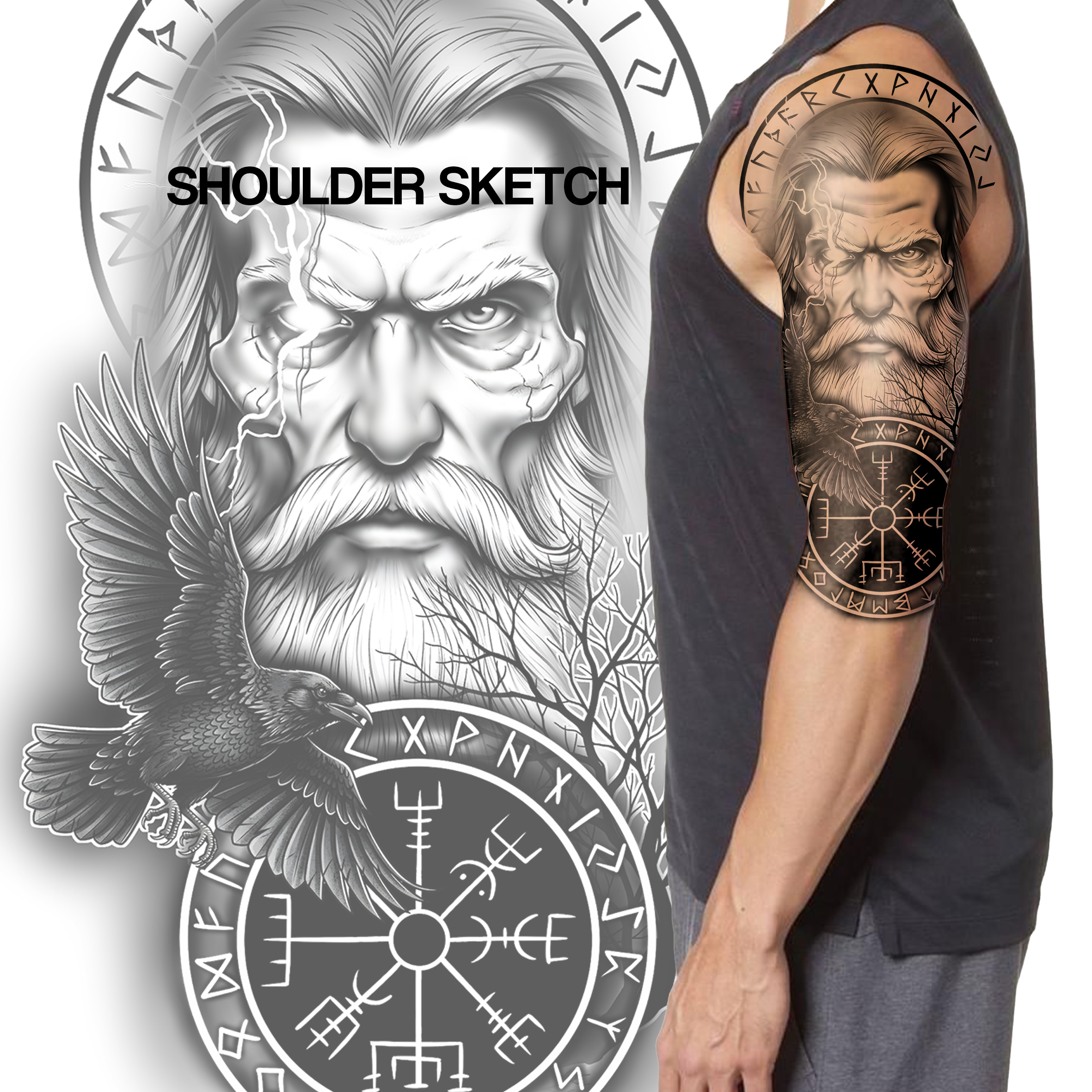 Tattoo Design by Fortunate Studio for this project | Design #36576634