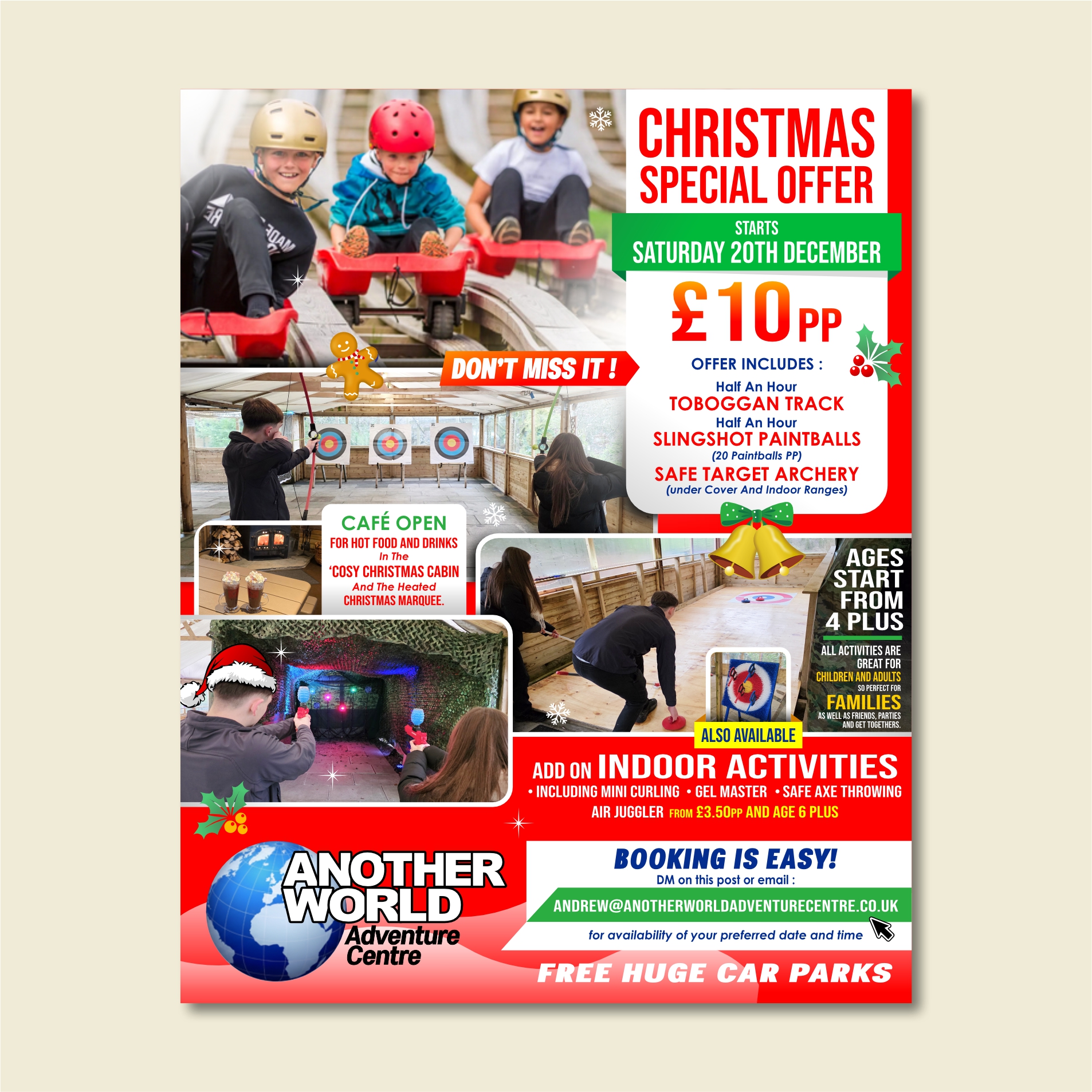 Diseño Gráfico por dcoffeeaddict para Another World Adventure Centre | Diseño #36587968