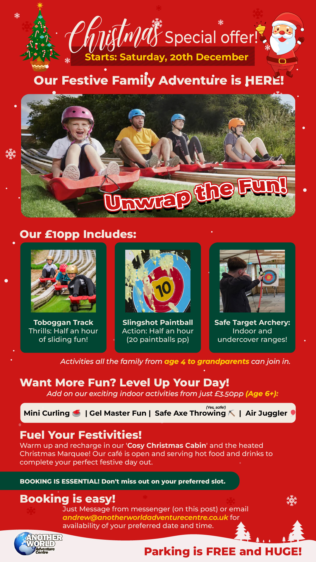 Diseño Gráfico por Vertikus para Another World Adventure Centre | Diseño #36578632