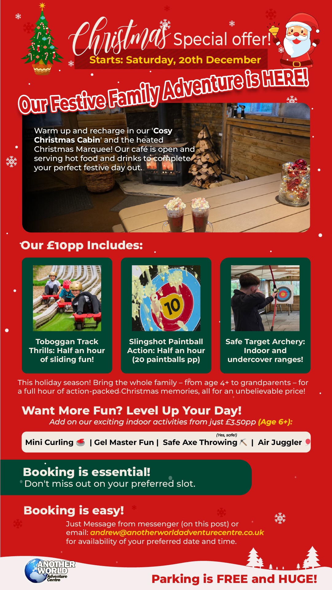 Diseño Gráfico por Vertikus para Another World Adventure Centre | Diseño #36578637