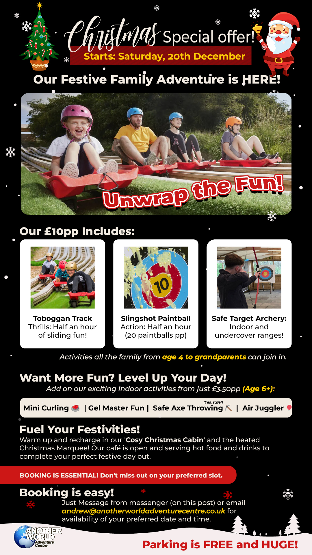 Diseño Gráfico por Vertikus para Another World Adventure Centre | Diseño #36578642