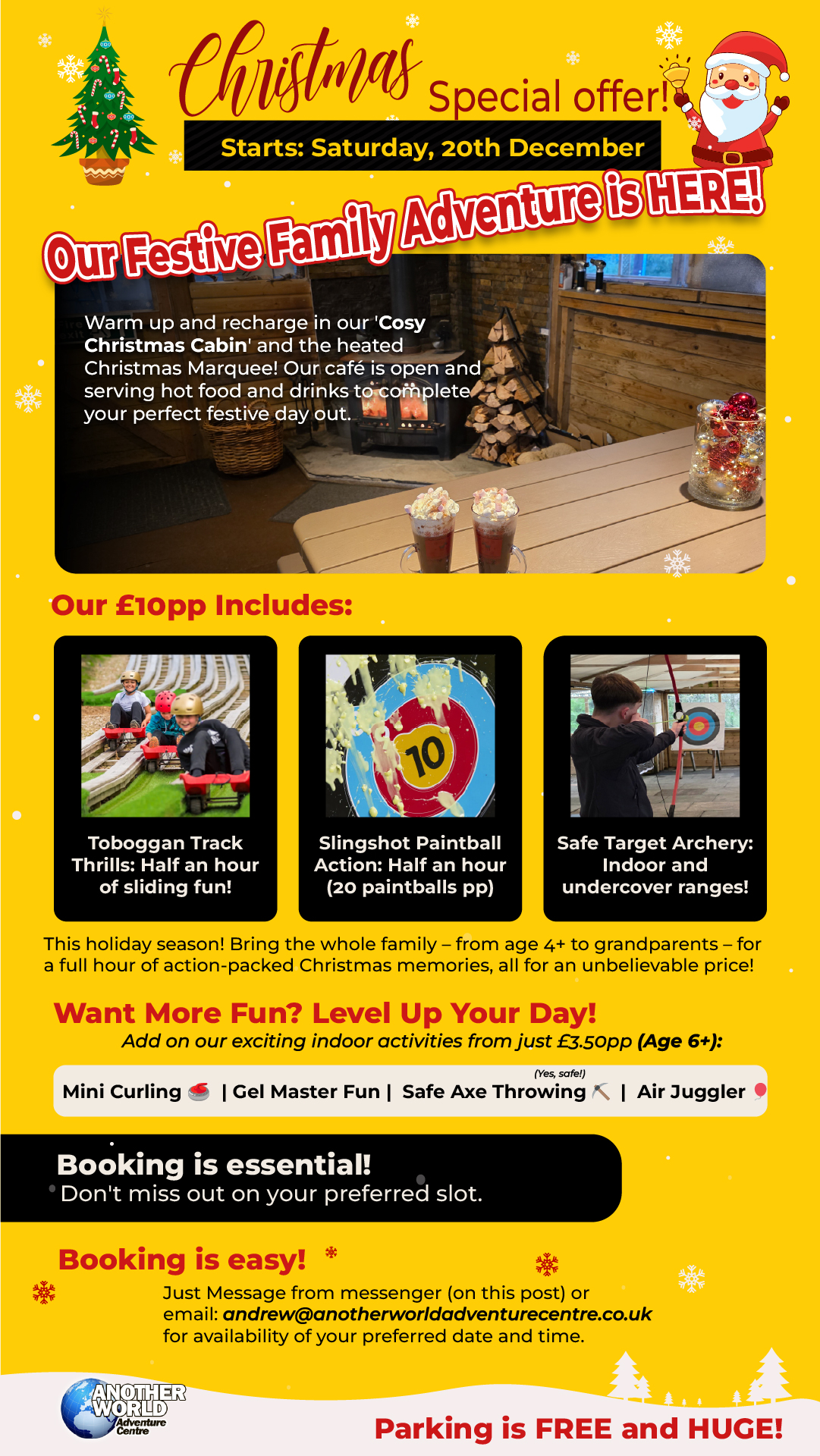 Diseño Gráfico por Vertikus para Another World Adventure Centre | Diseño #36578644