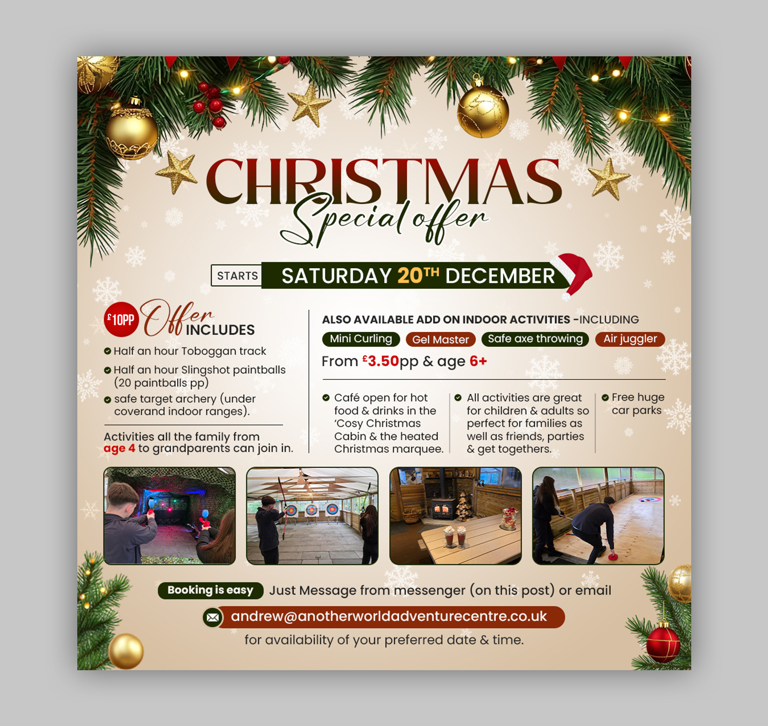 Diseño Gráfico por debdesign para Another World Adventure Centre | Diseño #36578801