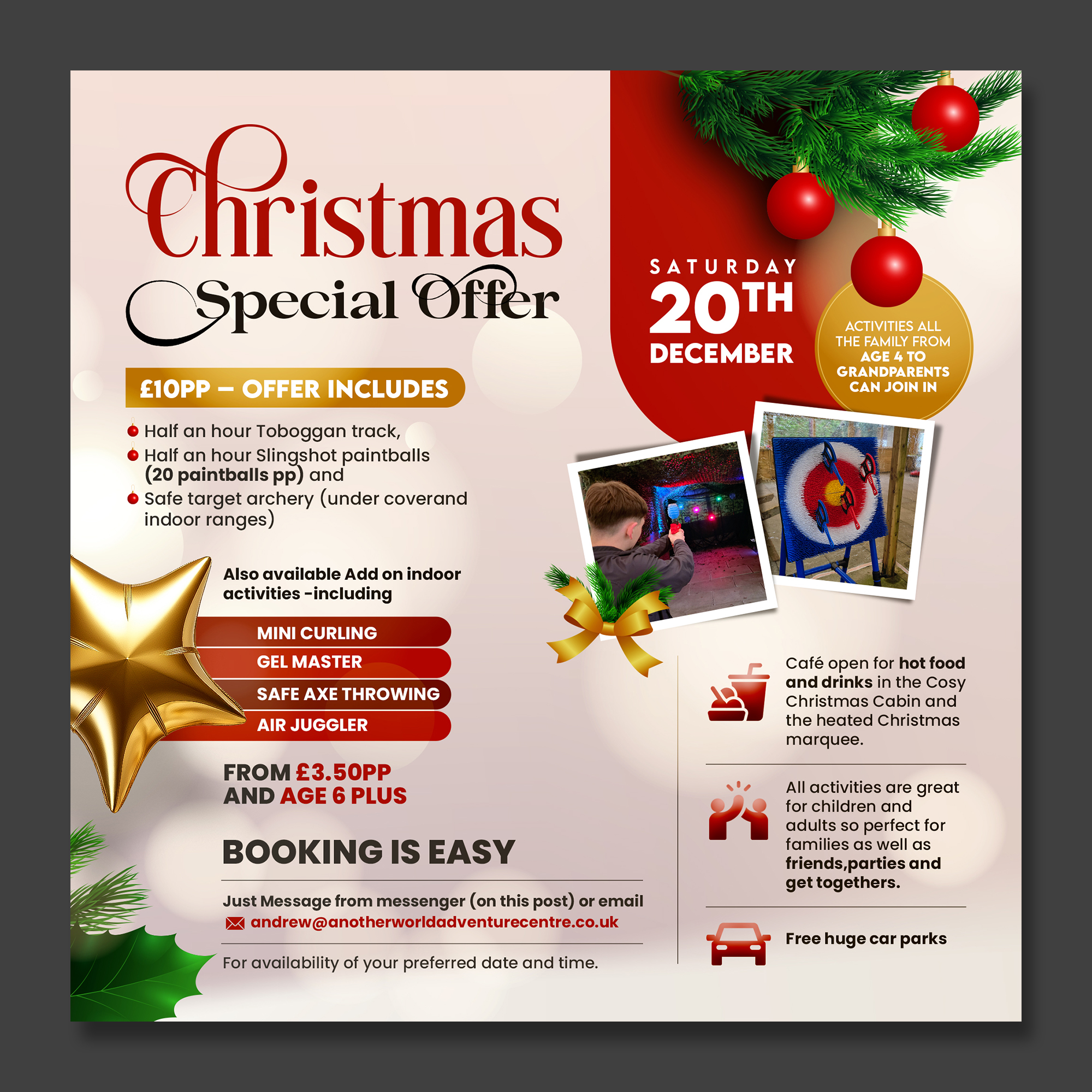 Diseño Gráfico por debdesign para Another World Adventure Centre | Diseño #36579287