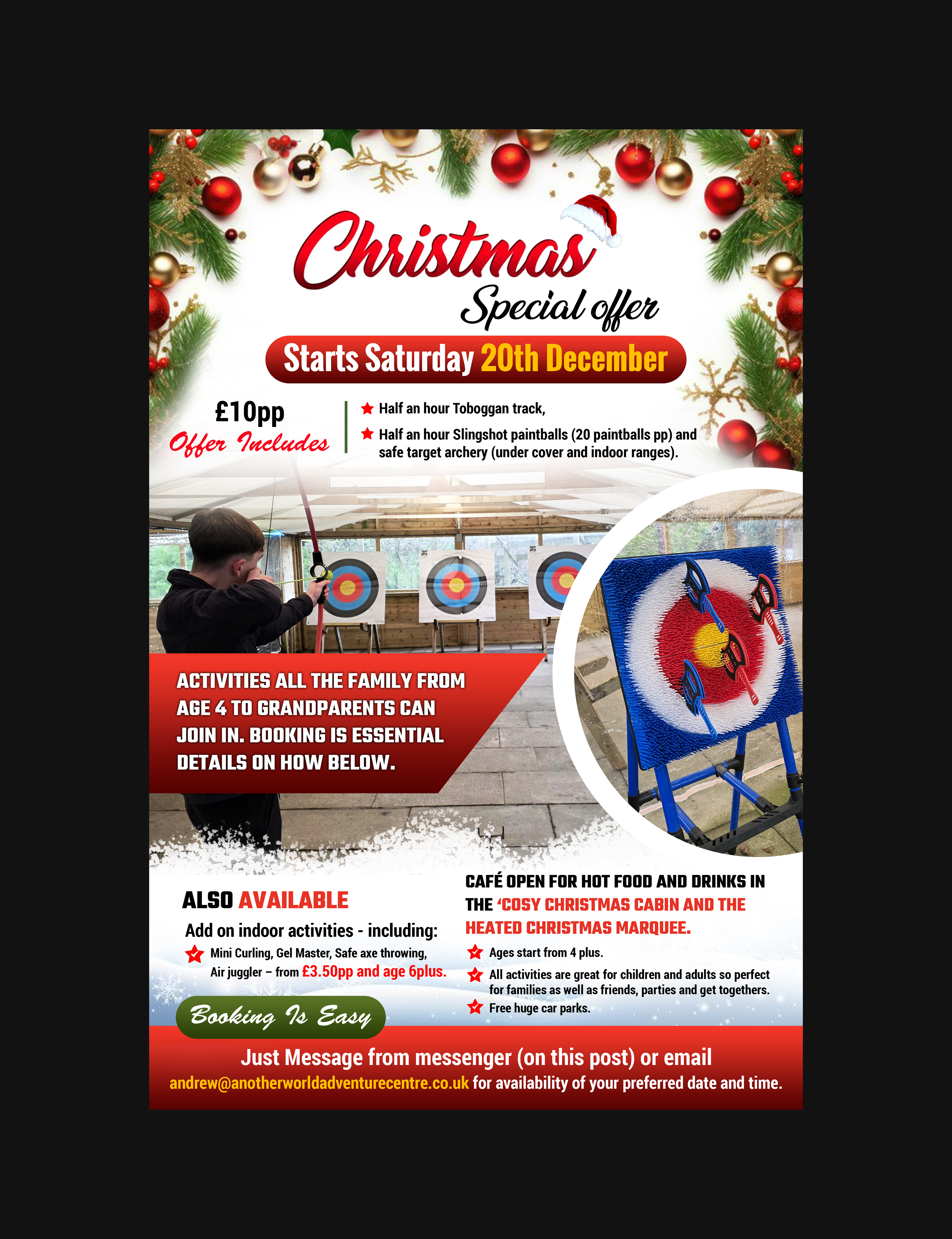 Diseño Gráfico por Creations Box 2015 para Another World Adventure Centre | Diseño #36578114