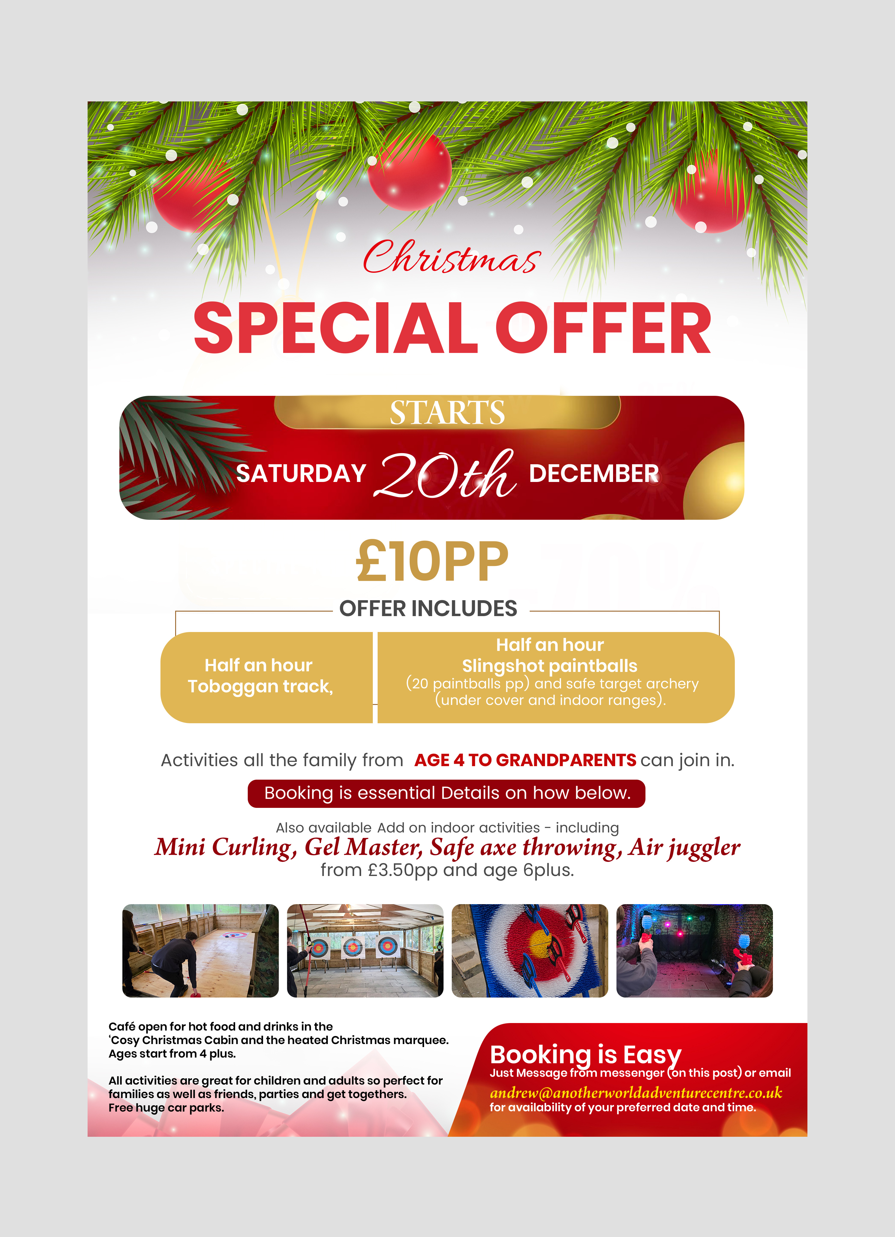 Diseño Gráfico por Creations Box 2015 para Another World Adventure Centre | Diseño #36578130