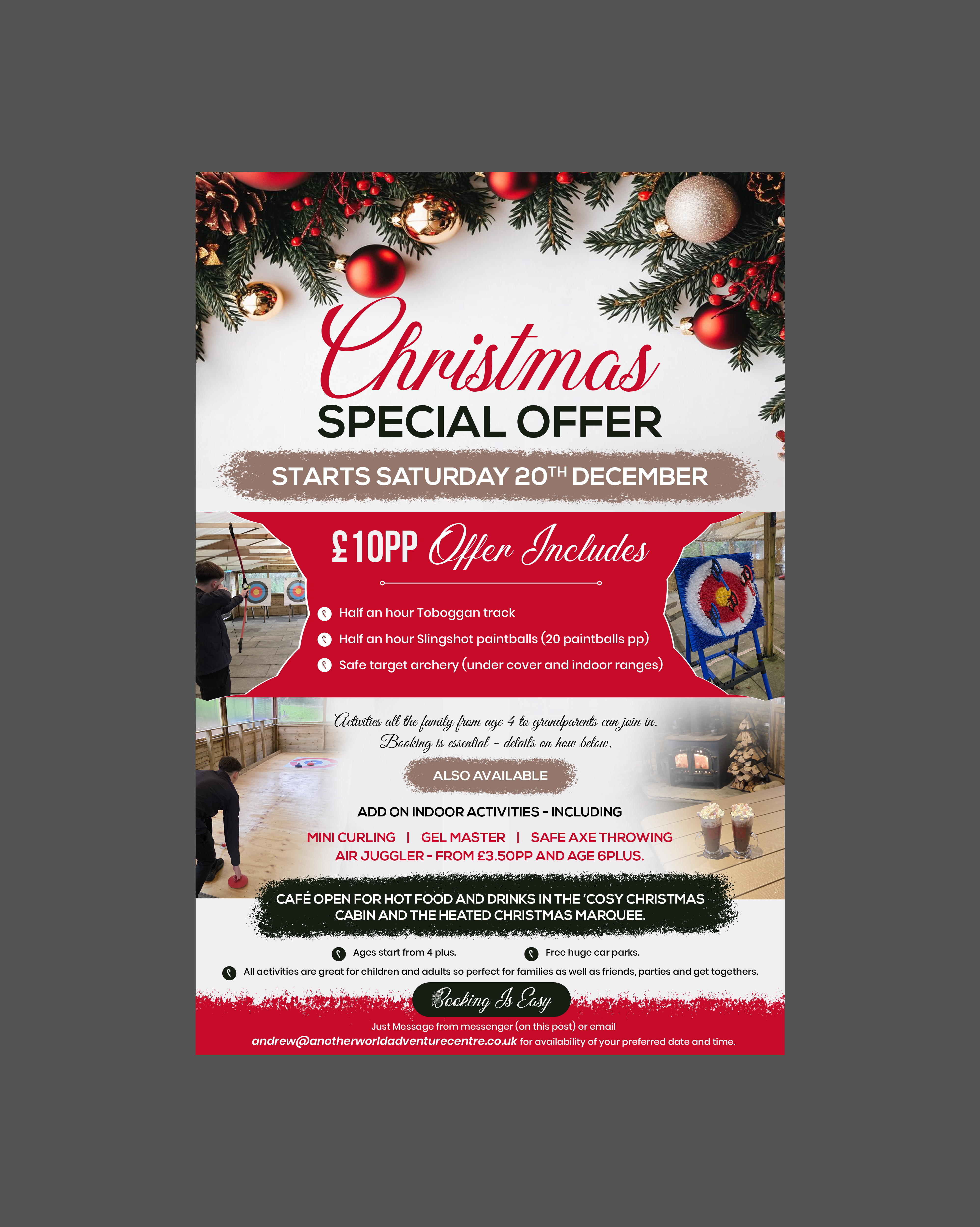 Diseño Gráfico por Creations Box 2015 para Another World Adventure Centre | Diseño #36578134