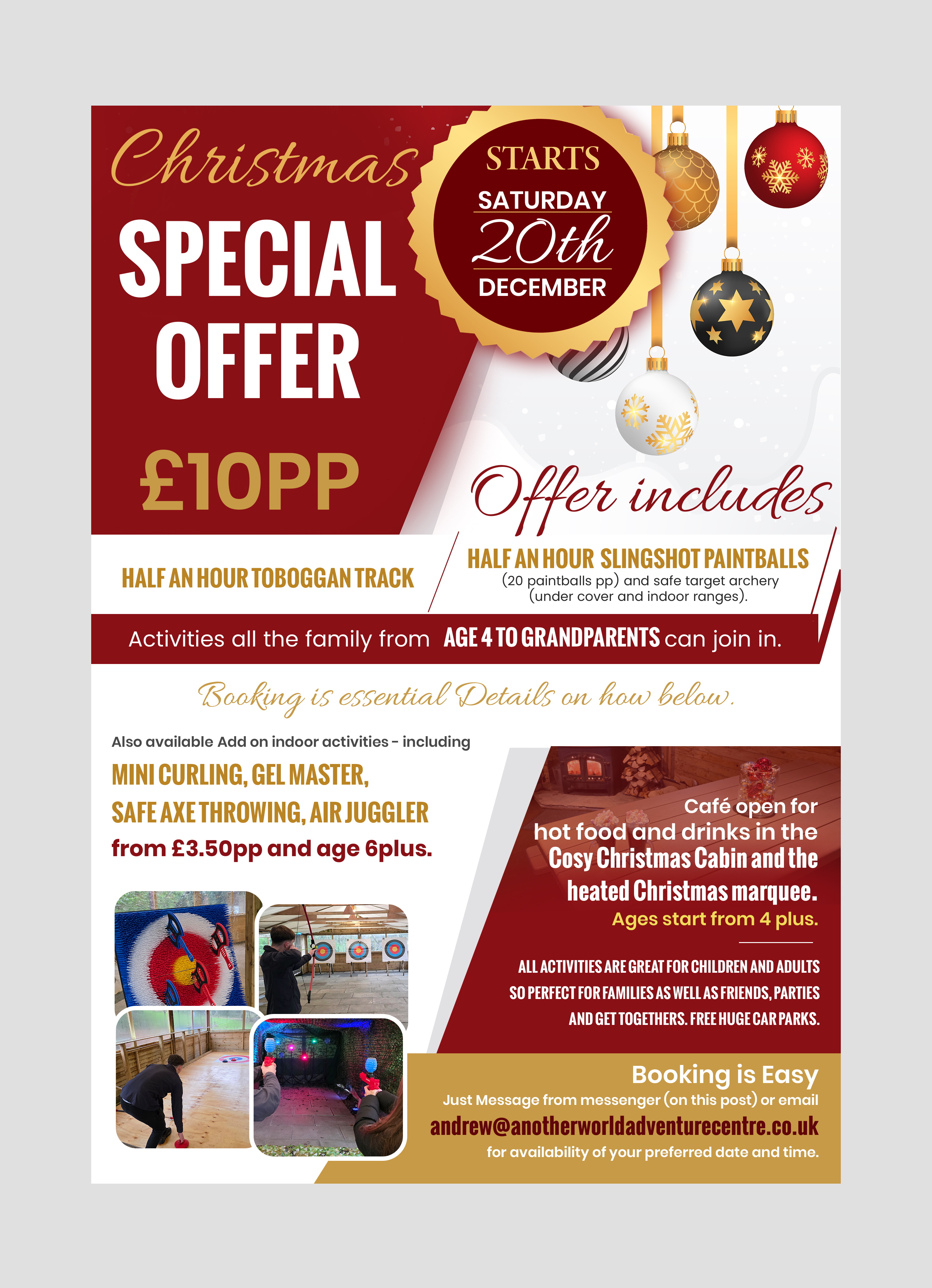 Diseño Gráfico por Creations Box 2015 para Another World Adventure Centre | Diseño #36578136