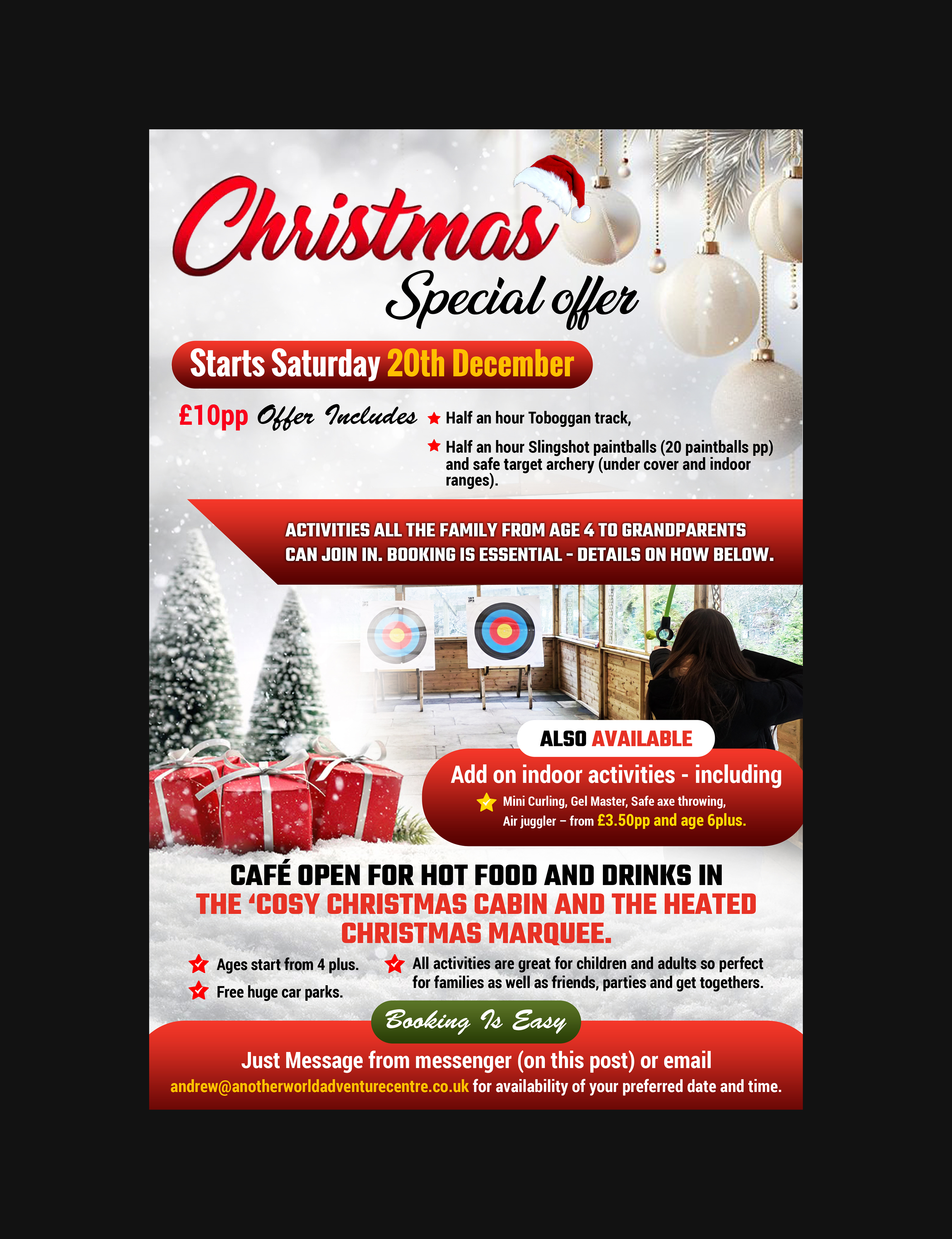 Diseño Gráfico por Creations Box 2015 para Another World Adventure Centre | Diseño #36578256