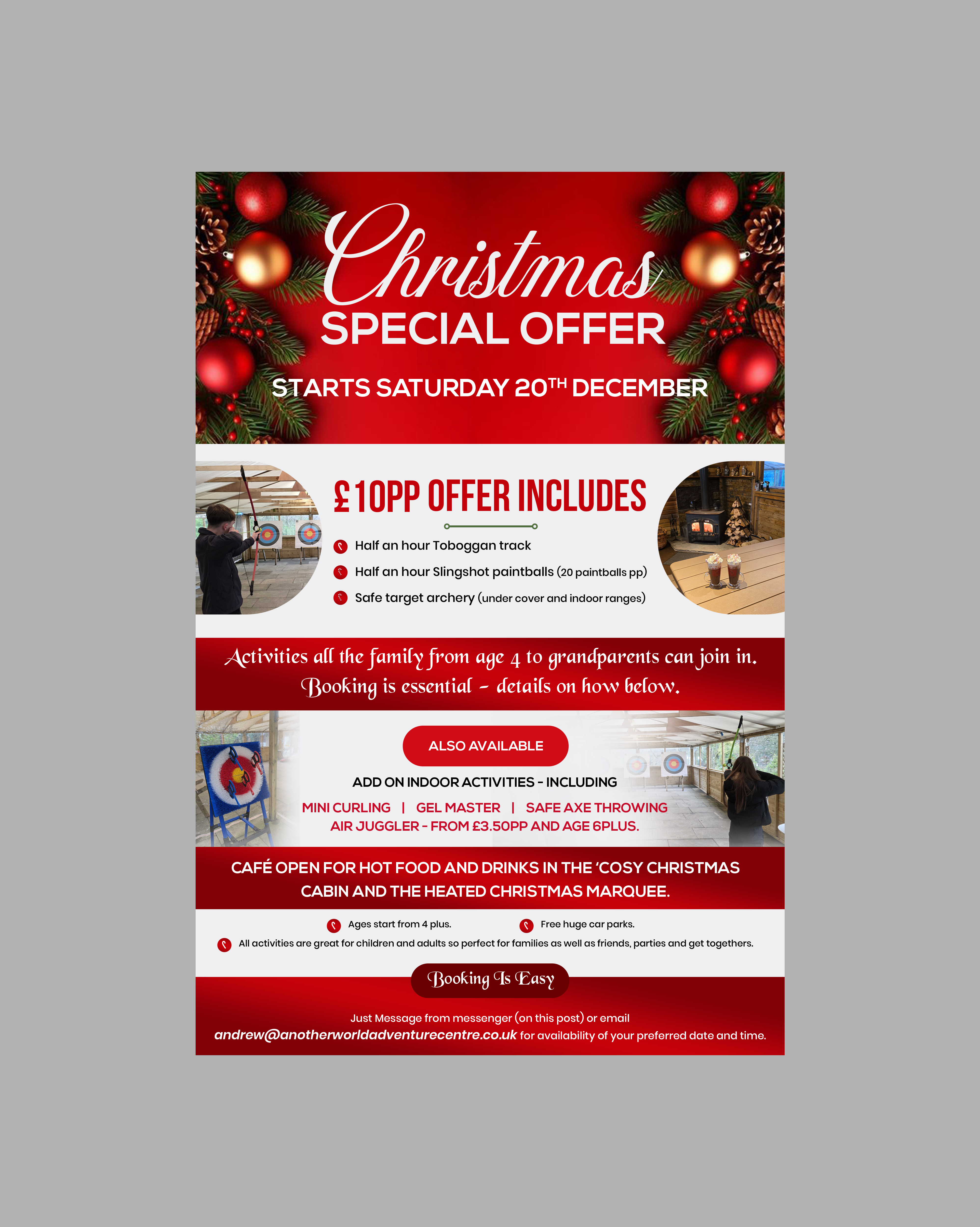 Diseño Gráfico por Creations Box 2015 para Another World Adventure Centre | Diseño #36597120