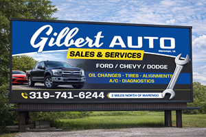 Billboard Design by Adi GFX for Gilbert Auto | Design #36579229