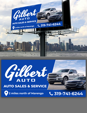 Billboard Design by Custom A for Gilbert Auto | Design #36584836