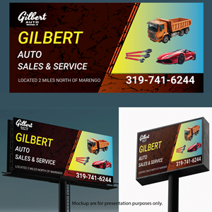 Billboard Design by Creative Johirul  for Gilbert Auto | Design: #36582267