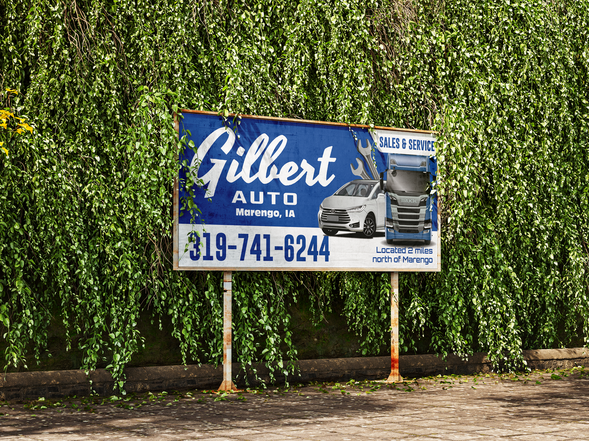 Billboard Design by JK18 for Gilbert Auto | Design #36582626