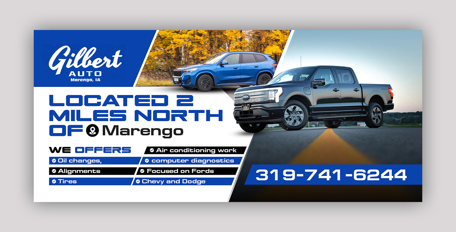 Billboard Design by debdesign for Gilbert Auto | Design #36579515