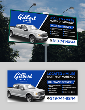 Billboard Design by debdesign for Gilbert Auto | Design: #36579605