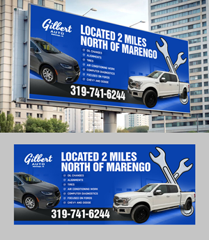 Billboard Design by 123graphics for Gilbert Auto | Design #36579550