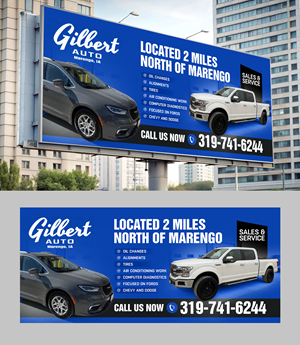 Billboard Design by 123graphics for Gilbert Auto | Design: #36585411
