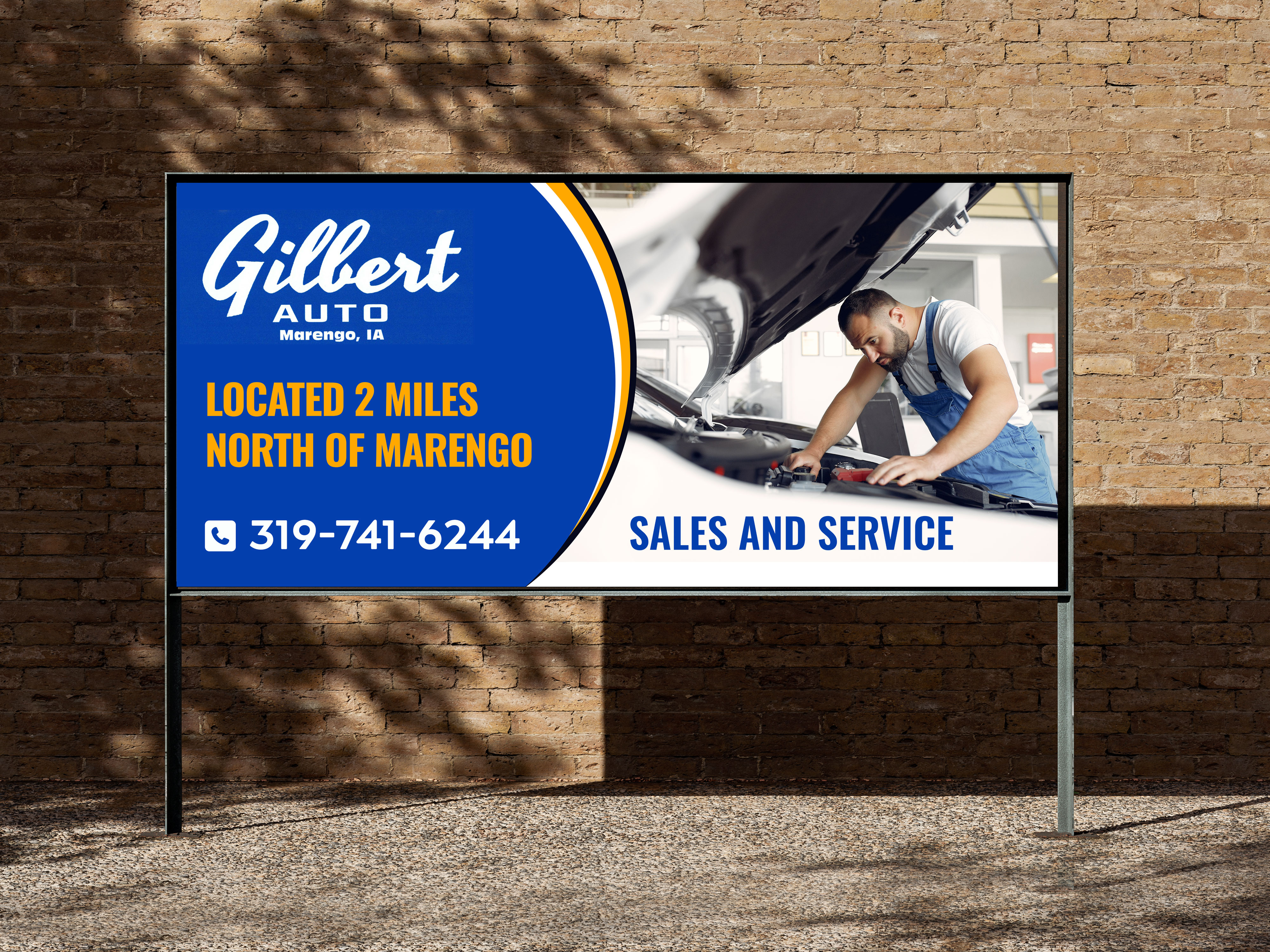 Billboard Design by websmartusa for Gilbert Auto | Design #36579674