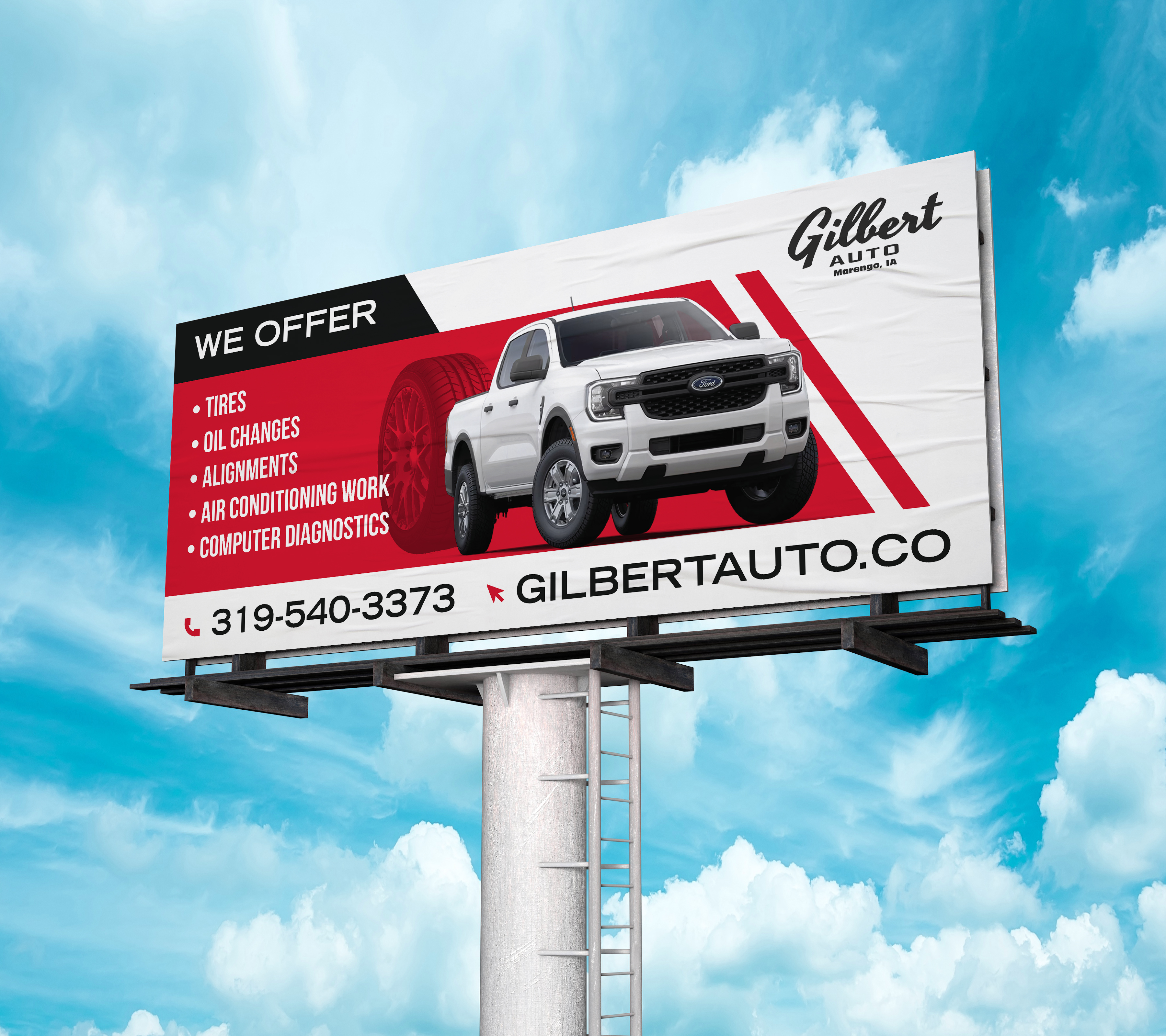 Billboard Design by saurov for Gilbert Auto | Design #36576576