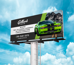 Billboard Design by saurov for Gilbert Auto | Design: #36576745