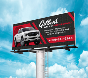 Billboard Design by saurov for Gilbert Auto | Design: #36579482