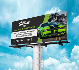 Billboard Design by saurov for Gilbert Auto | Design: #36579538