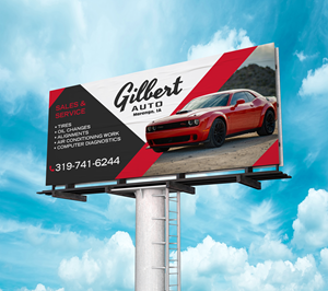 Billboard Design by saurov for Gilbert Auto | Design: #36579567