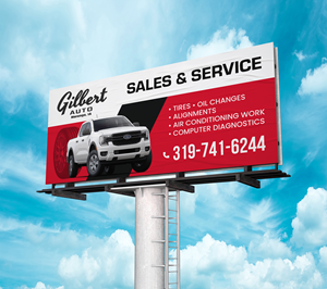 Billboard Design by saurov for Gilbert Auto | Design: #36580014