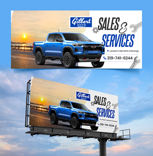 Billboard Design by Graphic Guy for Gilbert Auto | Design #36585377