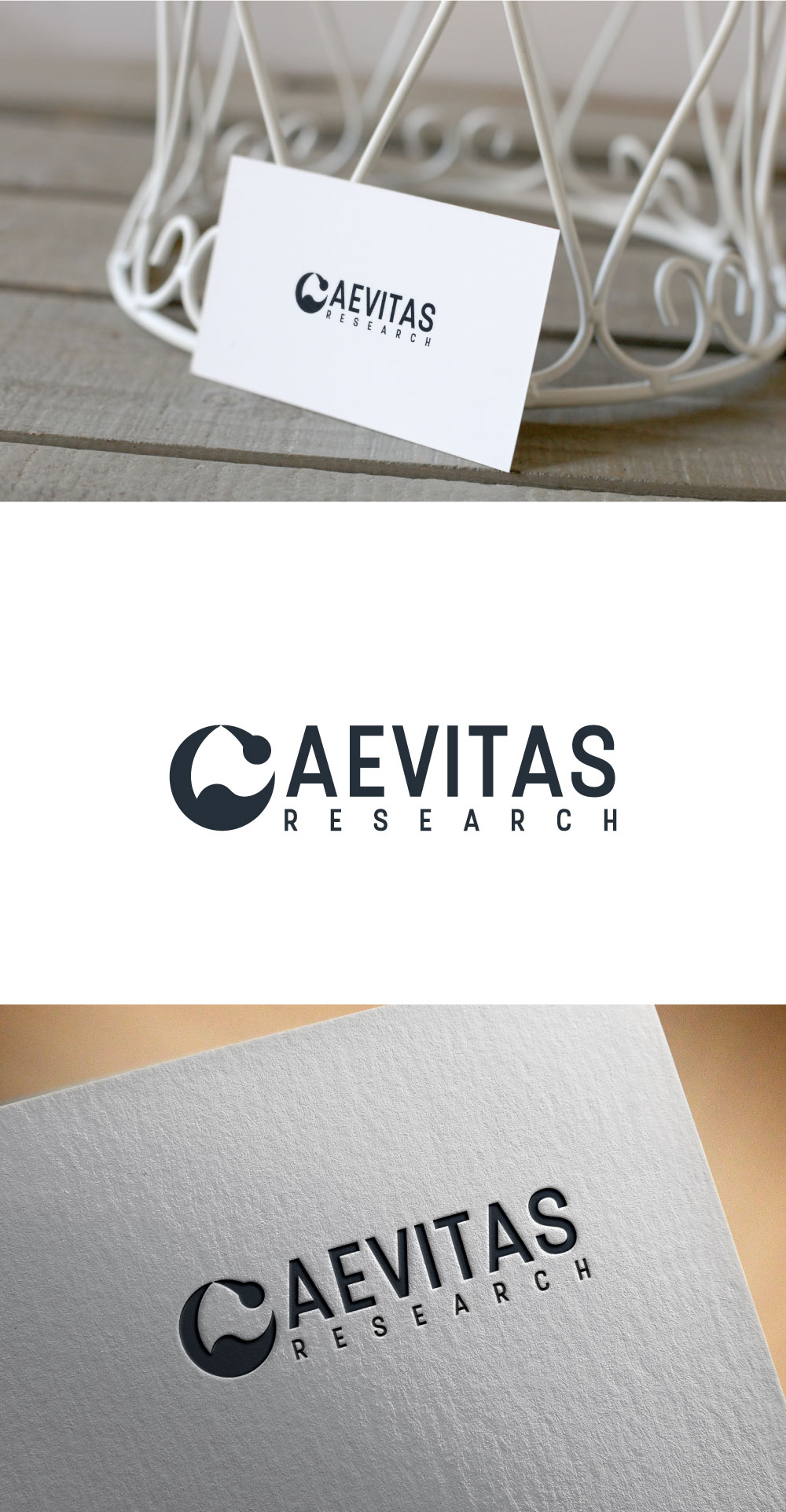 Logo Design by KING JM for Aevitas Research | Design #36577709