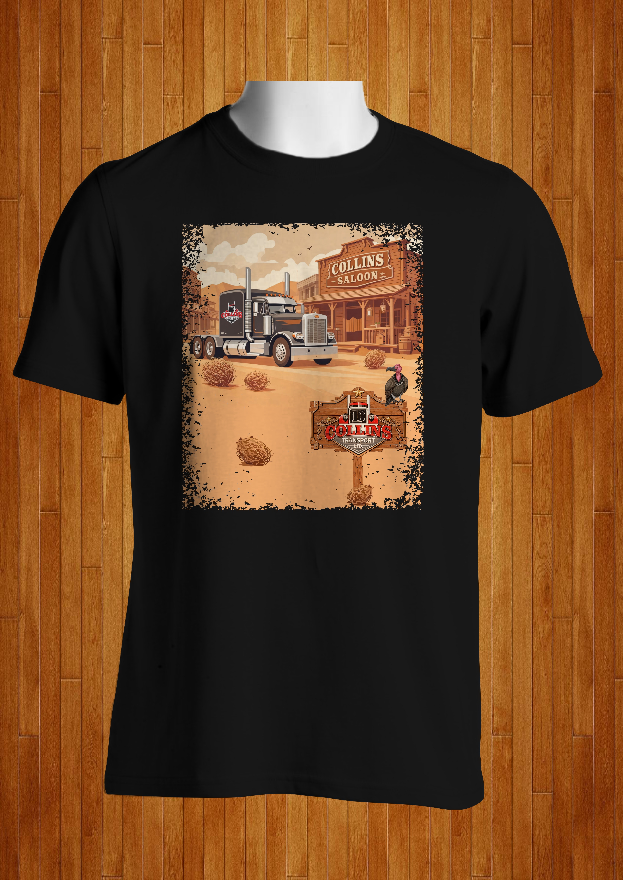 T-shirt Design by MangkuJiwo for D. Collins Transport  | Design #36592397