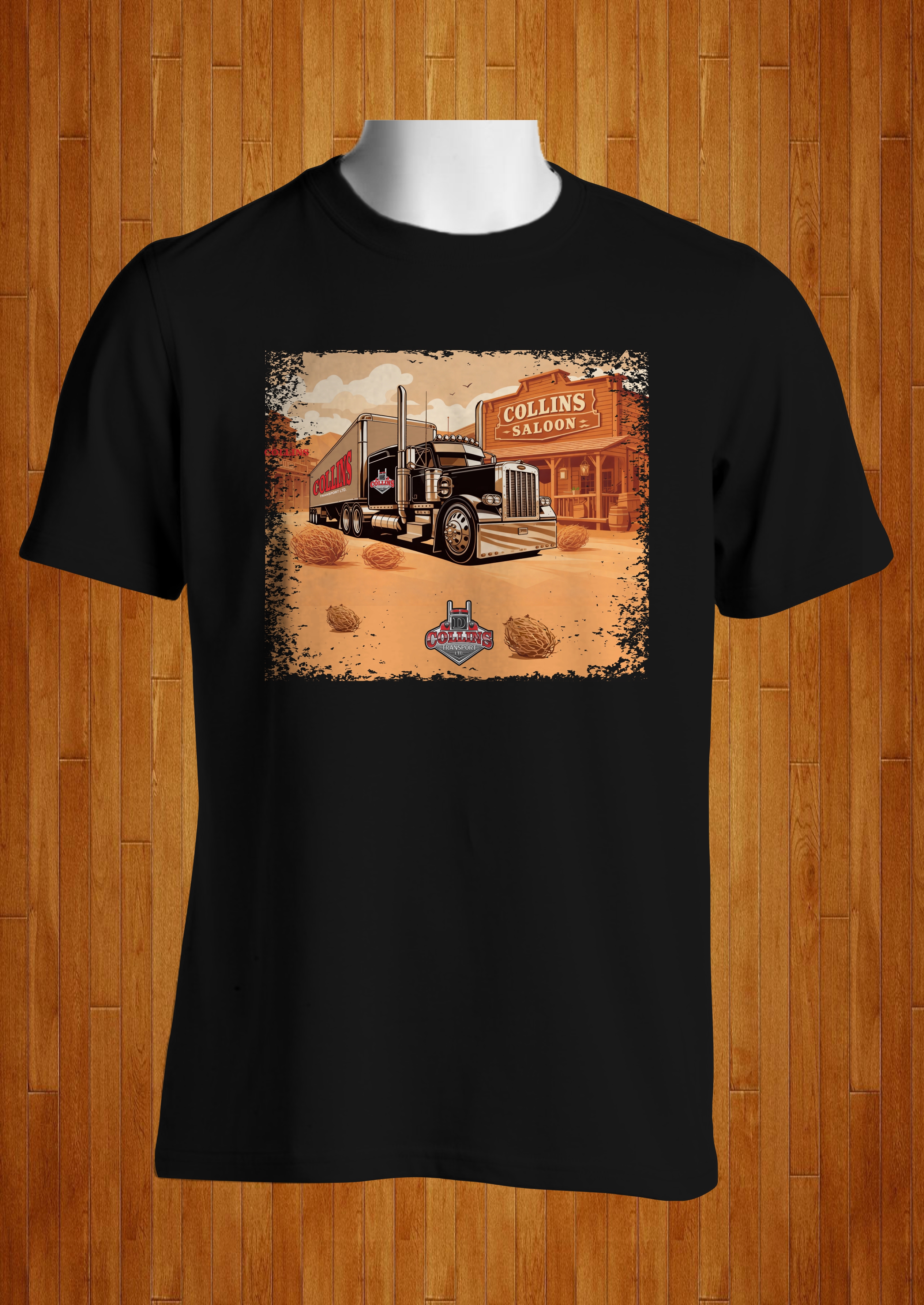 T-shirt Design by MangkuJiwo for D. Collins Transport  | Design #36596909