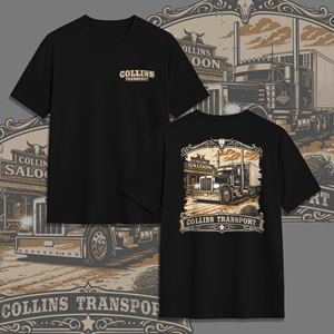 T-shirt Design by V FOUR DESIGN for D. Collins Transport  | Design: #36584121