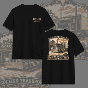 T-shirt Design by V FOUR DESIGN for D. Collins Transport  | Design: #36594347