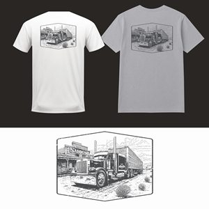 T-shirt Design by amda51 for D. Collins Transport  | Design: #36605447