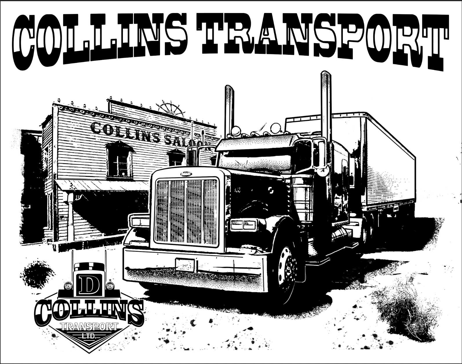 T-shirt Design by jamesmccue1 for D. Collins Transport  | Design #36645272
