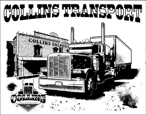 T-shirt Design by jamesmccue1 for D. Collins Transport  | Design #36645272