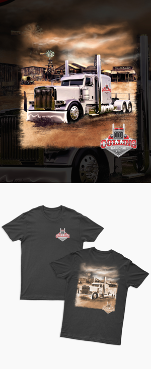 T-shirt Design by guprulsugiyanto for D. Collins Transport  | Design: #36609597