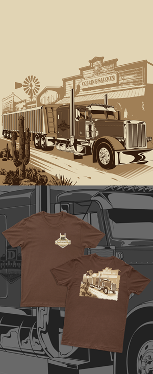 T-shirt Design by guprulsugiyanto for D. Collins Transport  | Design: #36624032