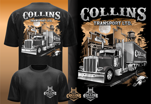 T-shirt Design by Yakuza20 for D. Collins Transport  | Design: #36610073