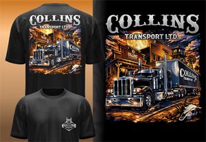 T-shirt Design by Yakuza20 for D. Collins Transport  | Design: #36672984