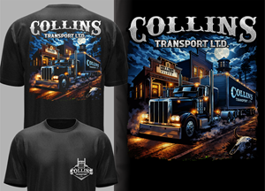 T-shirt Design by Yakuza20 for D. Collins Transport  | Design: #36673085
