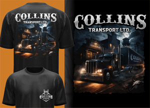 T-shirt Design by Yakuza20 for D. Collins Transport  | Design: #36673286