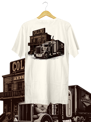 T-shirt Design by HELLOCRUNK for D. Collins Transport  | Design #36615682